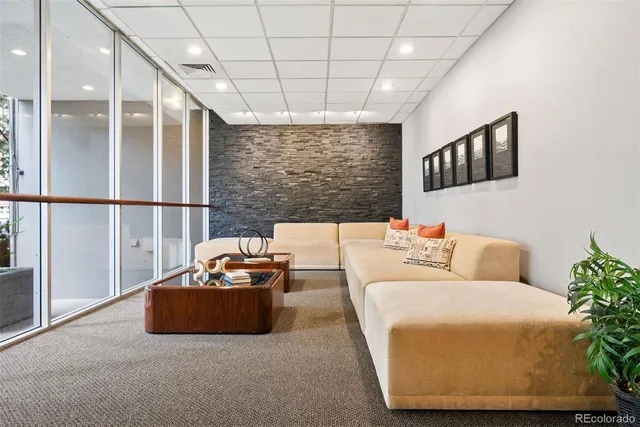 a view of a city with tall buildings