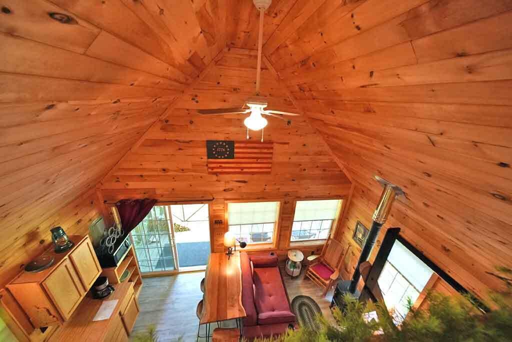 35 Sandy Beach Road Danforth, ME 04424 - Photo 22 of 53 open-living-cathedral-ceili