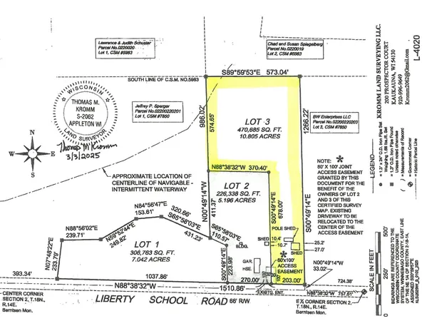 $249,900 | Liberty School Road, Unit 3, Omro, WI 54963