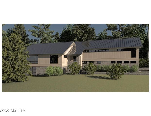 a aerial view of a house