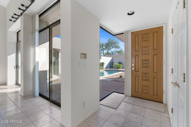 a view of front door