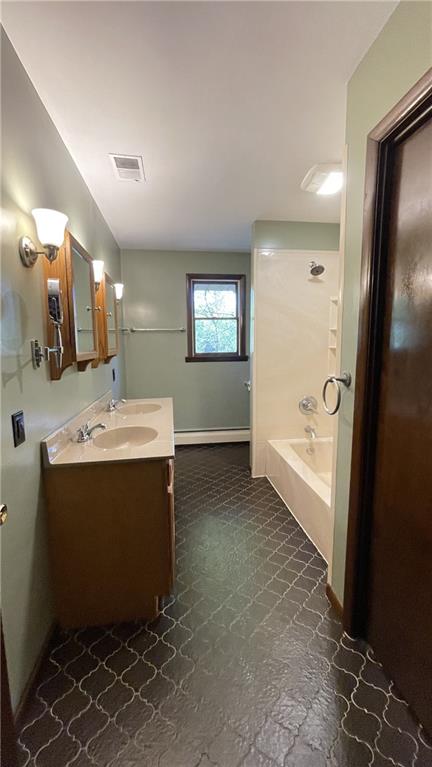 303 Elkhorn Road Monaca, PA 15061 - Photo 11 of 19 a view of bathroom with dual sinks