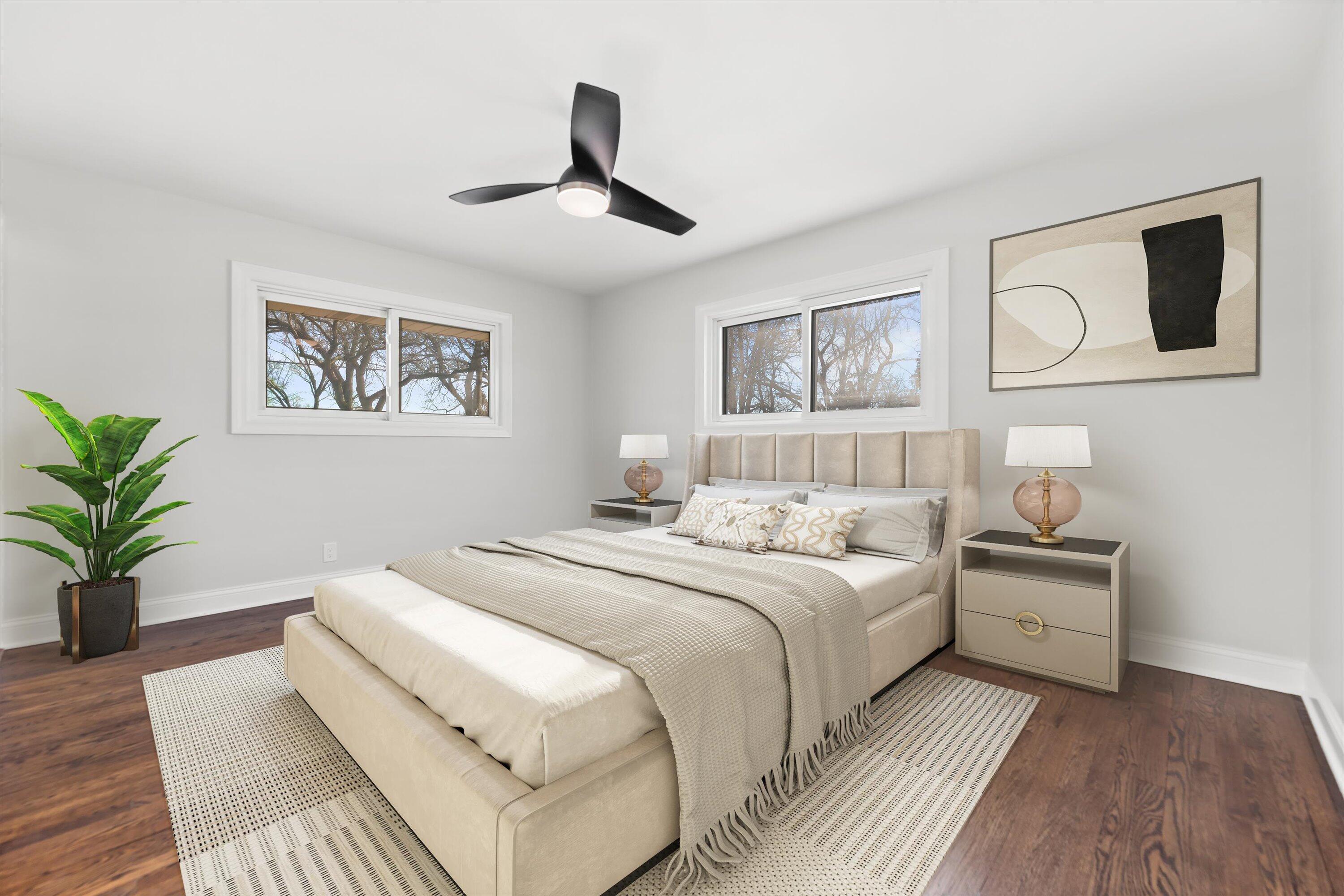 850 North Janacek Road Brookfield, WI 53045 - Photo 9 of 54 Virtually staged primary bedroom