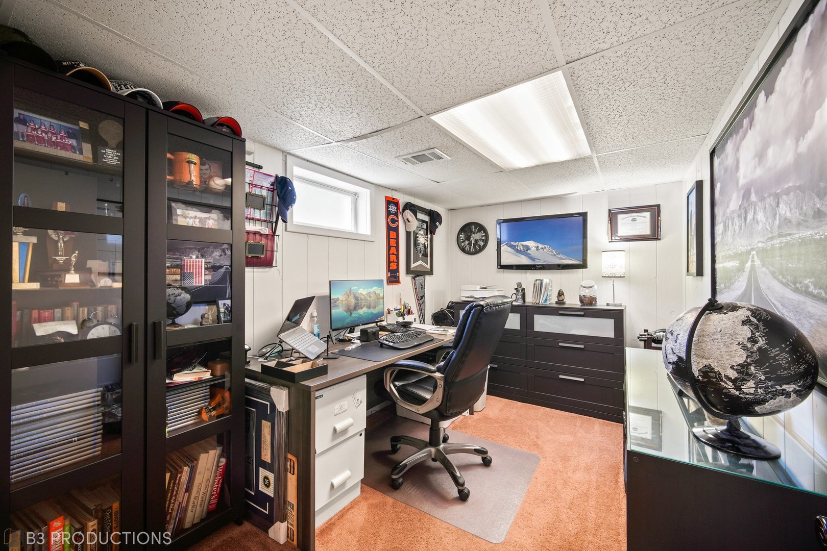 238 Larch Road Frankfort, IL 60423 - Photo 23 of 27 a view of a workspace with furniture and a window