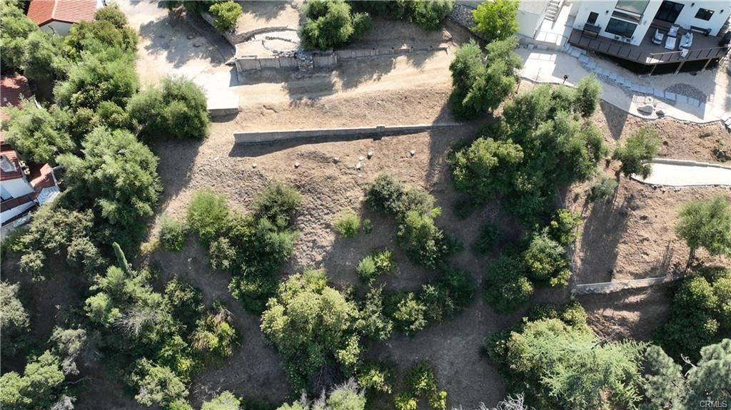 4064 Olive Knoll Place Claremont, CA 91711 - Photo 20 of 26 an aerial view of a house with a yard and garden