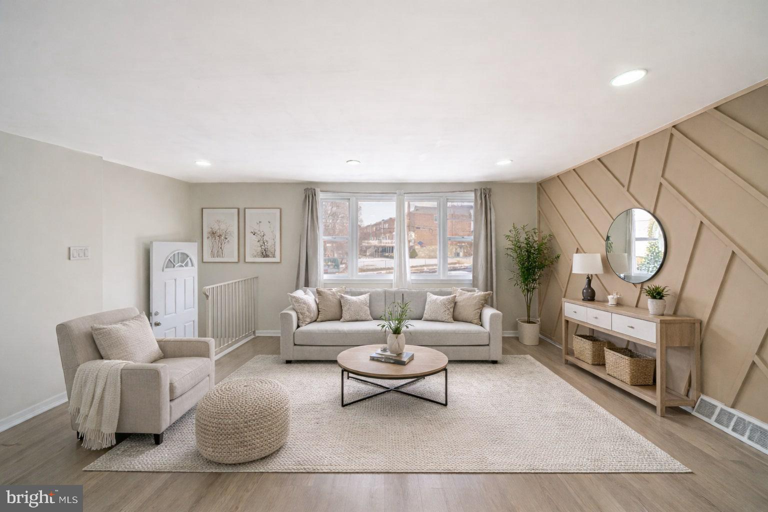 3674 Salina Road Philadelphia, PA 19154 - Photo 2 of 22 a living room with furniture and a large window