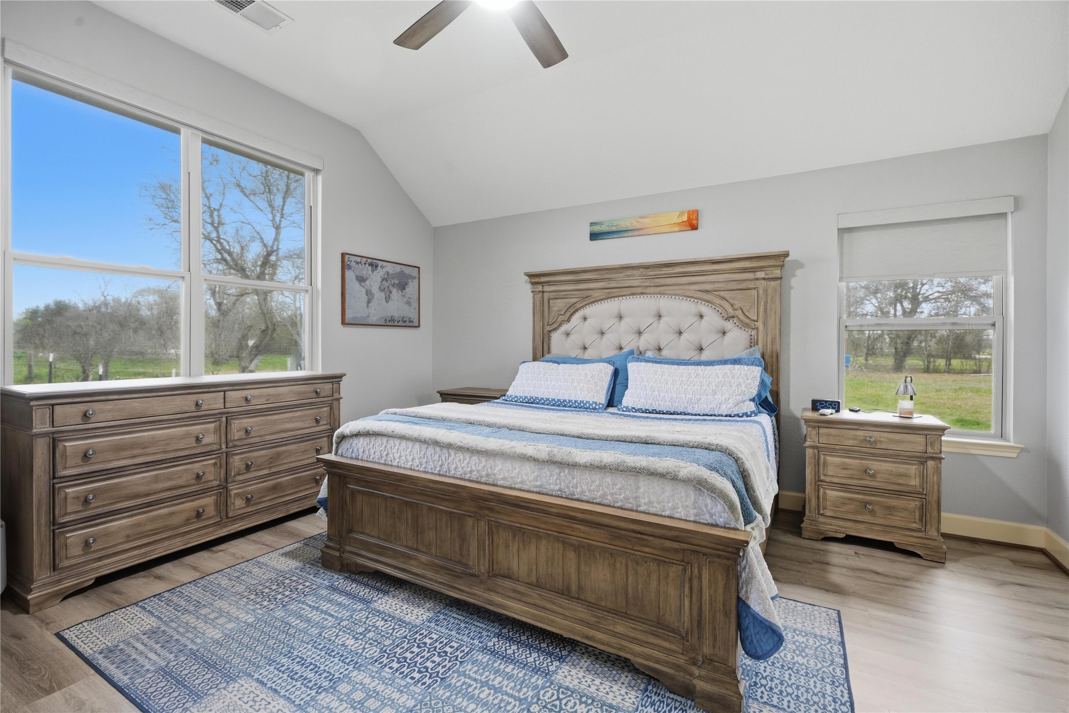 615 Lilley Road Alvin, TX 77511 - Photo 15 of 42 Oversized master bedroom with his/hers closets and black-out shades.