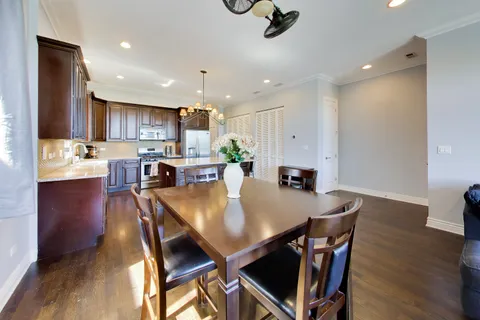 a view of kitchen with livingroom and furniture