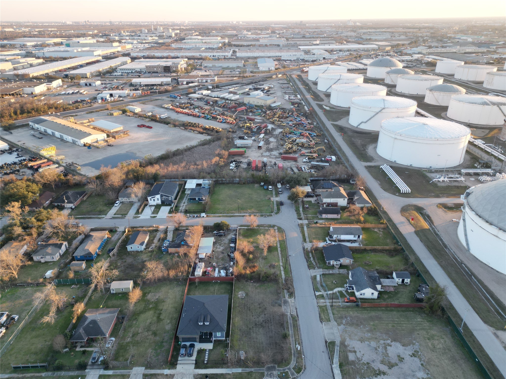 8502 Killene Street Houston, TX 77029 - Photo 2 of 7 an aerial view of a city