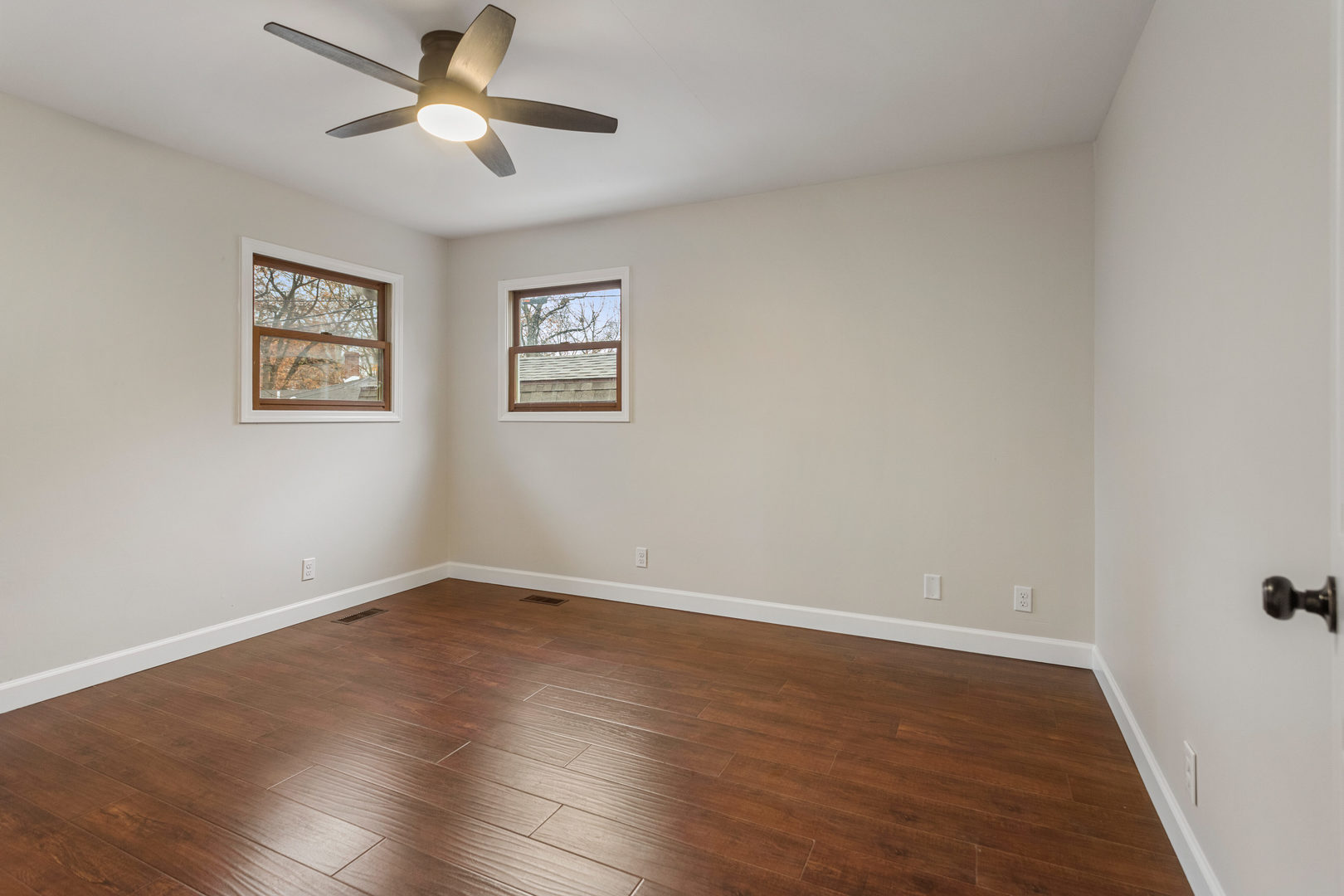 807 South Hamilton Street Monticello, IL 61856 - Photo 26 of 39 a view of empty room with wooden floor