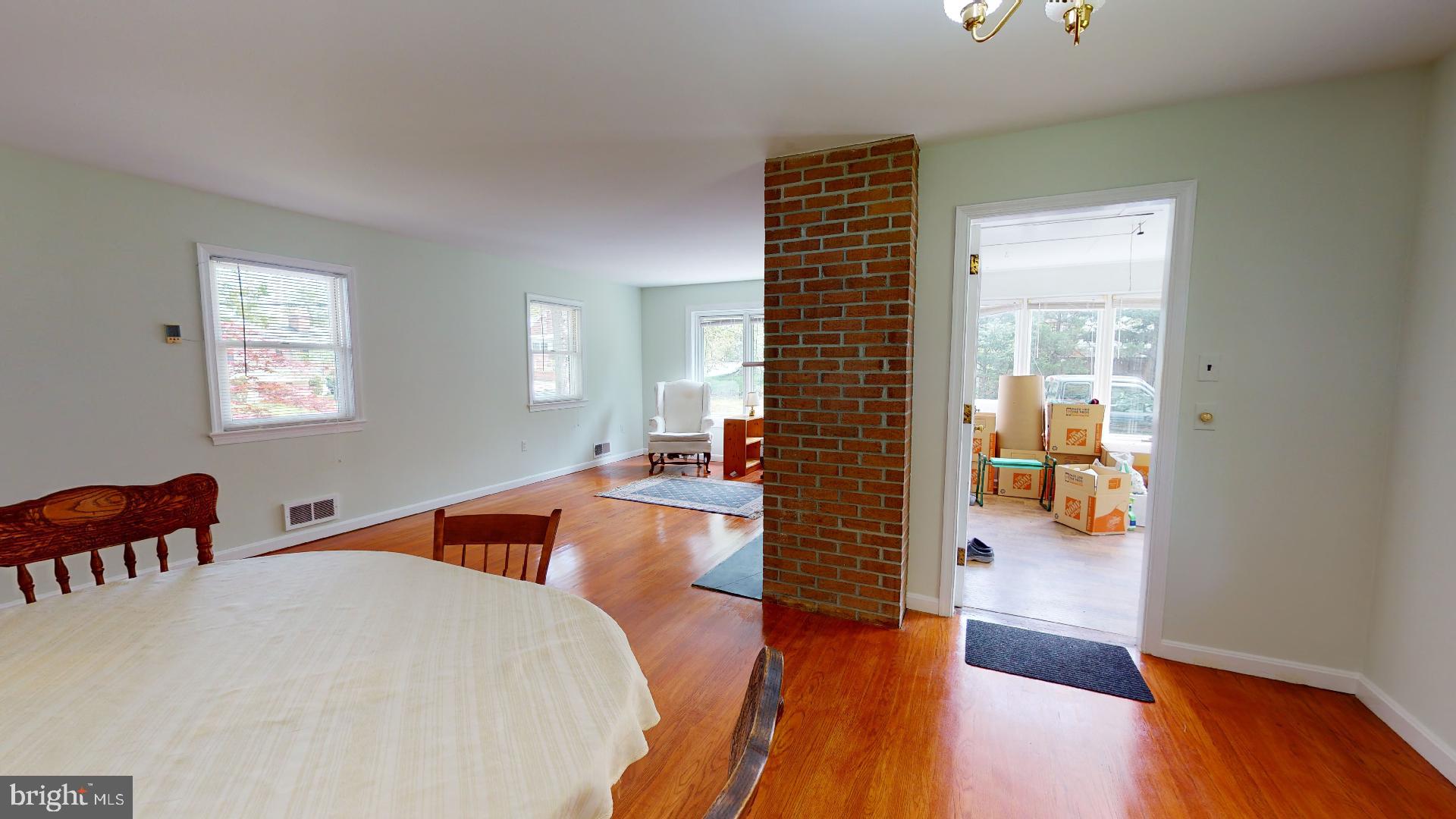 5308 Lanham Station Road Lanham, MD 20706 - Photo 11 of 83 View from Kitchen to Liv/Din Rm & Sun Room