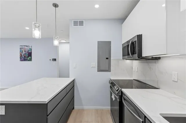 a very nice looking room with a large window