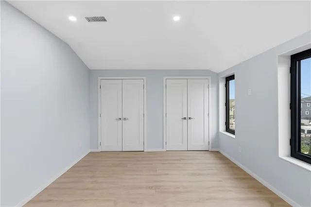 a view of an empty room