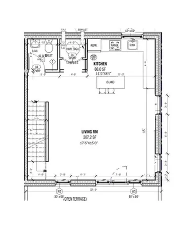 a picture of a floor plan