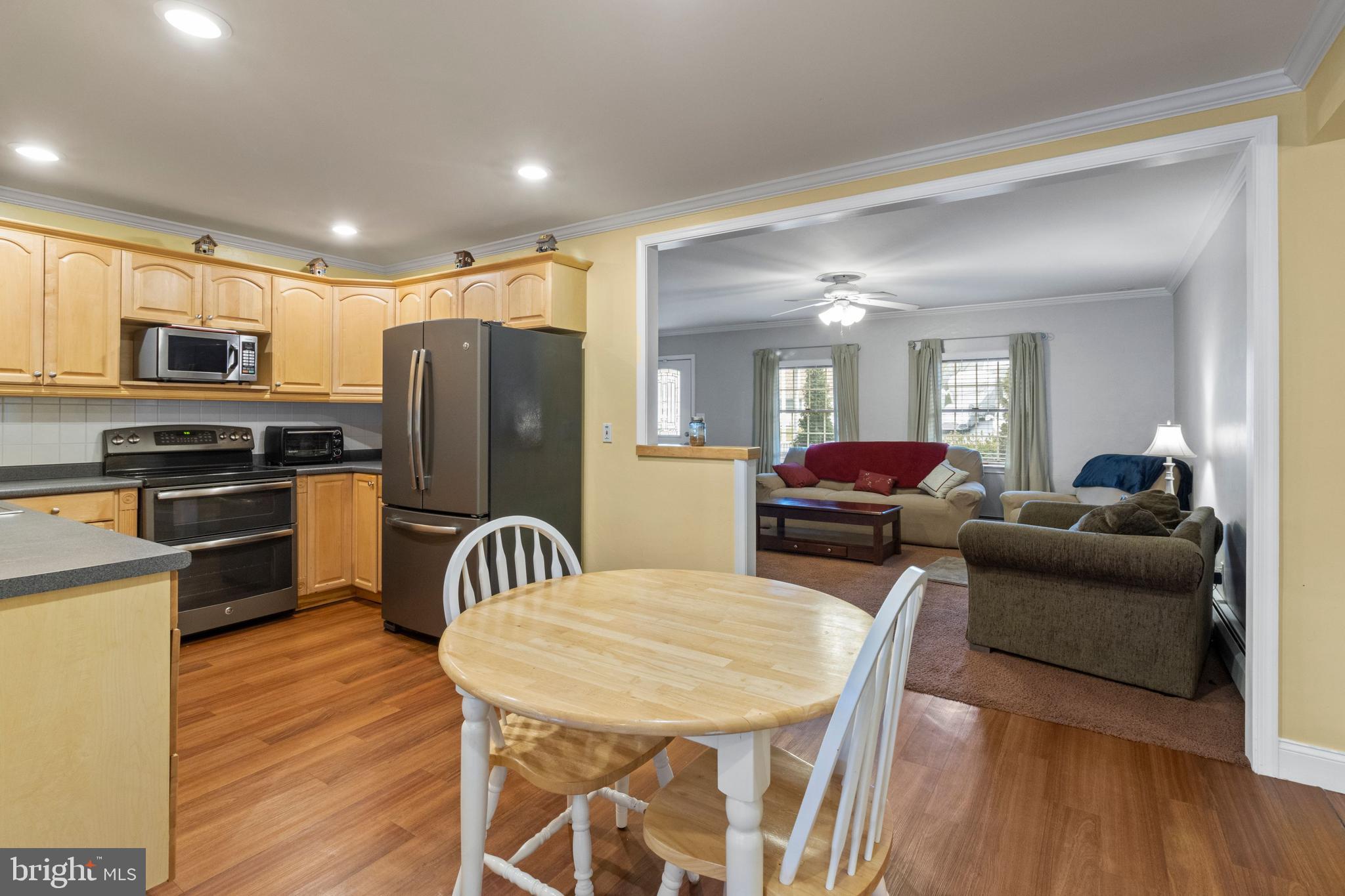 10 Cotton Road Levittown, PA 19057 - Photo 12 of 34 A view of the living room space from the kitchen