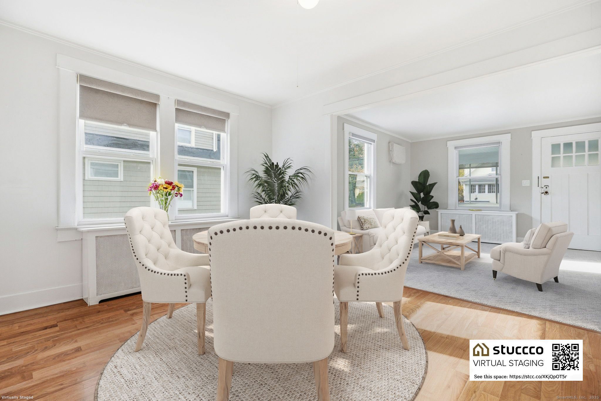 41 Sterling Place, Unit 1 Stamford, CT 06907 - Photo 1 of 29 a living room with furniture a table and a large window
