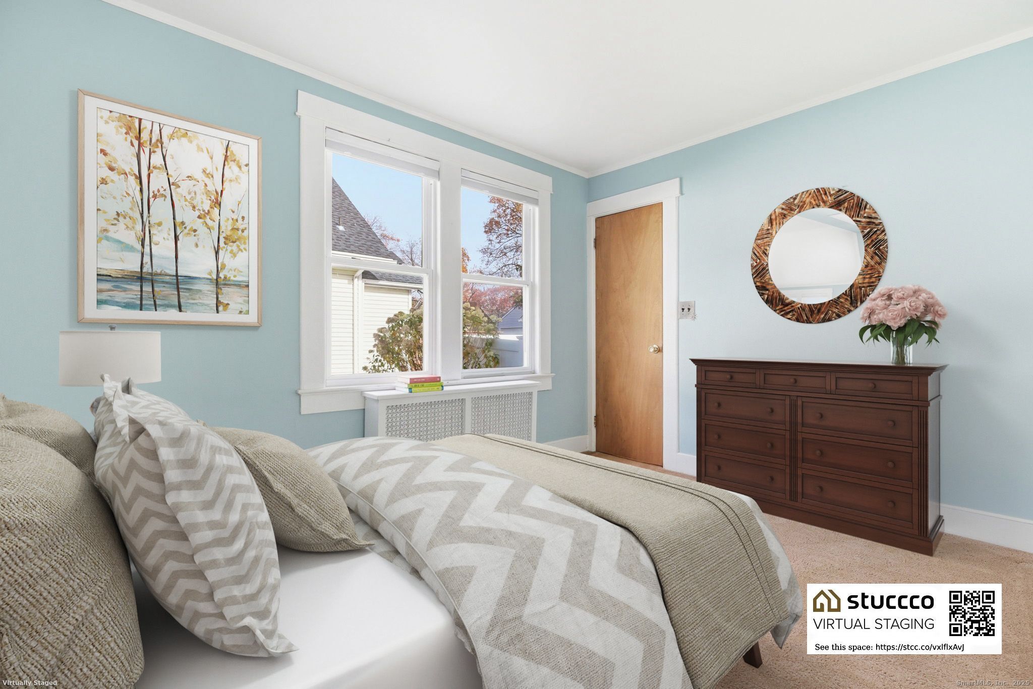 41 Sterling Place, Unit 1 Stamford, CT 06907 - Photo 21 of 29 a bedroom with a bed and a window