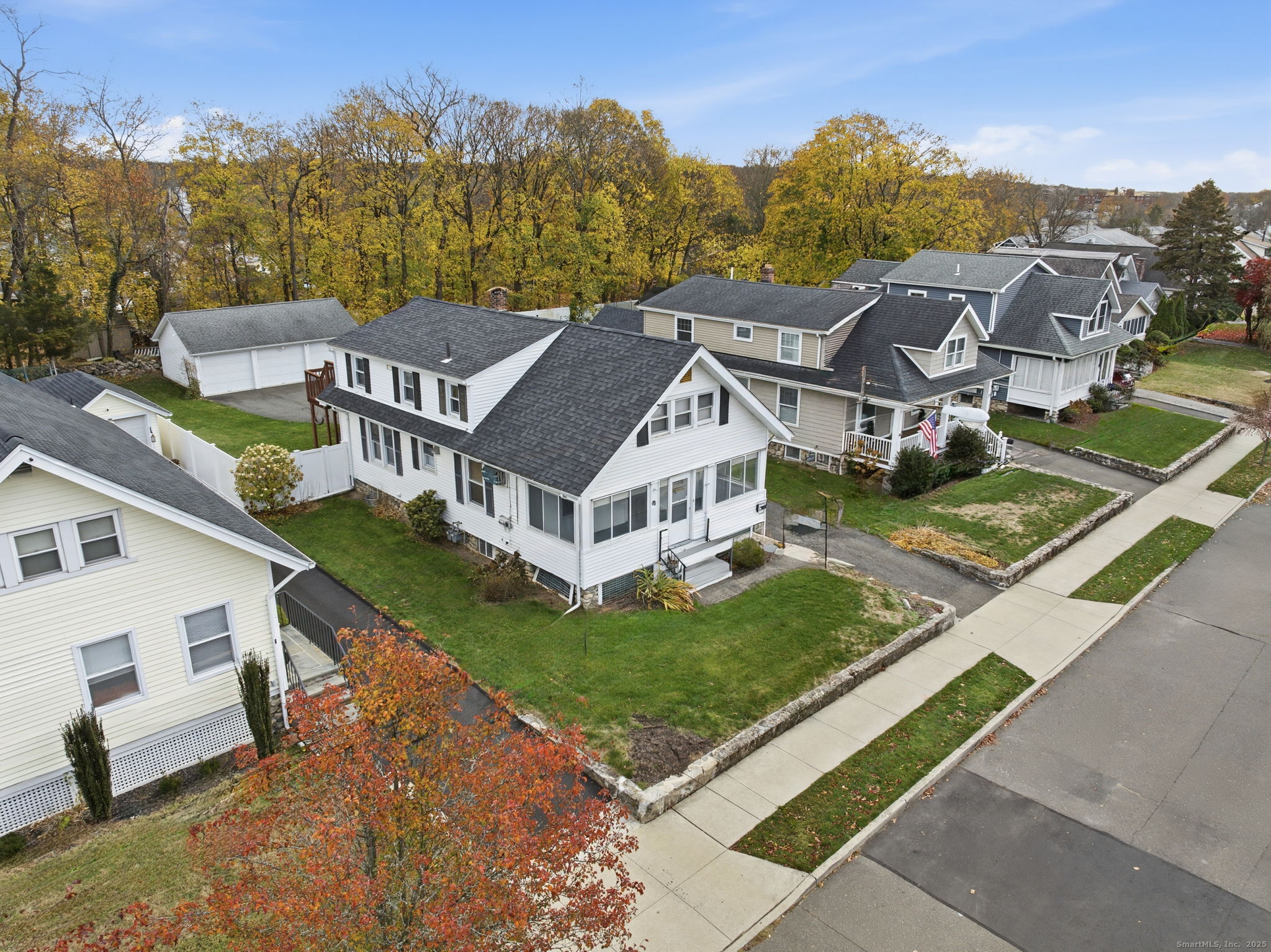 41 Sterling Place, Unit 1 Stamford, CT 06907 - Photo 3 of 29 a aerial view of a house with a big yard