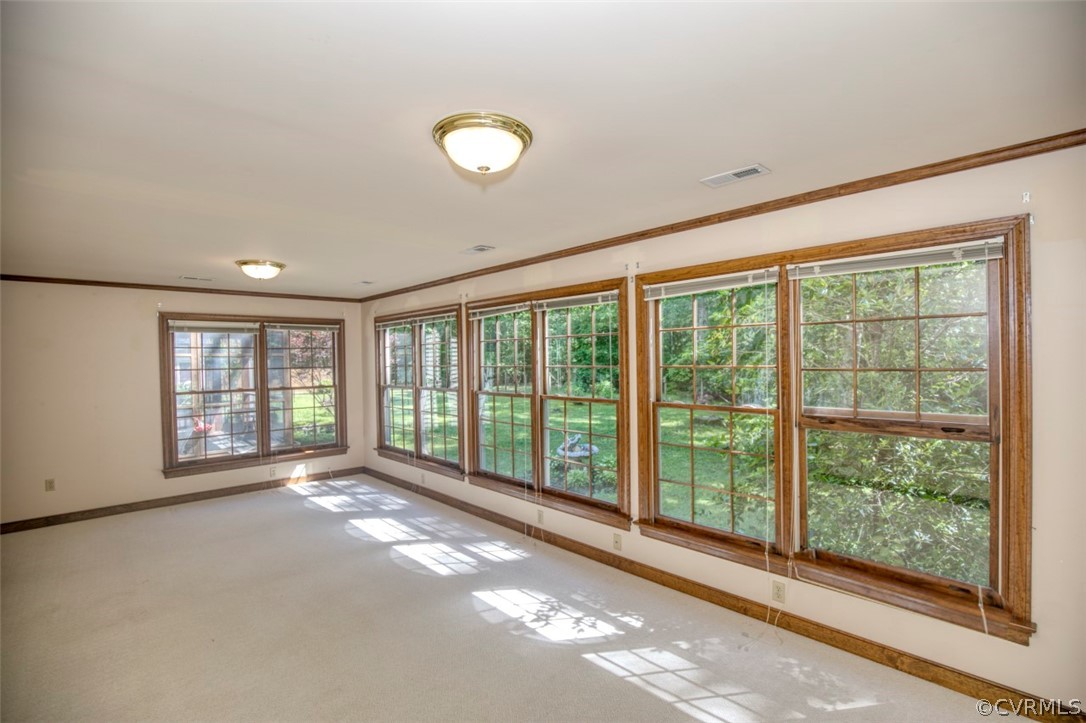 9620 Old Forge Road Providence Forge, VA 23140 - Photo 13 of 39 Sun-room showing wall of Windows