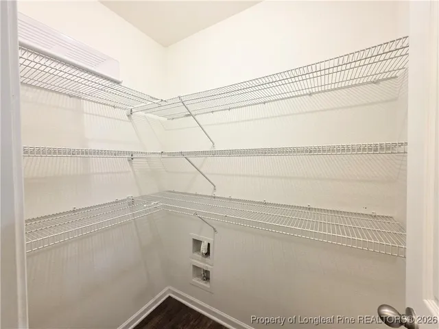a view of a closet