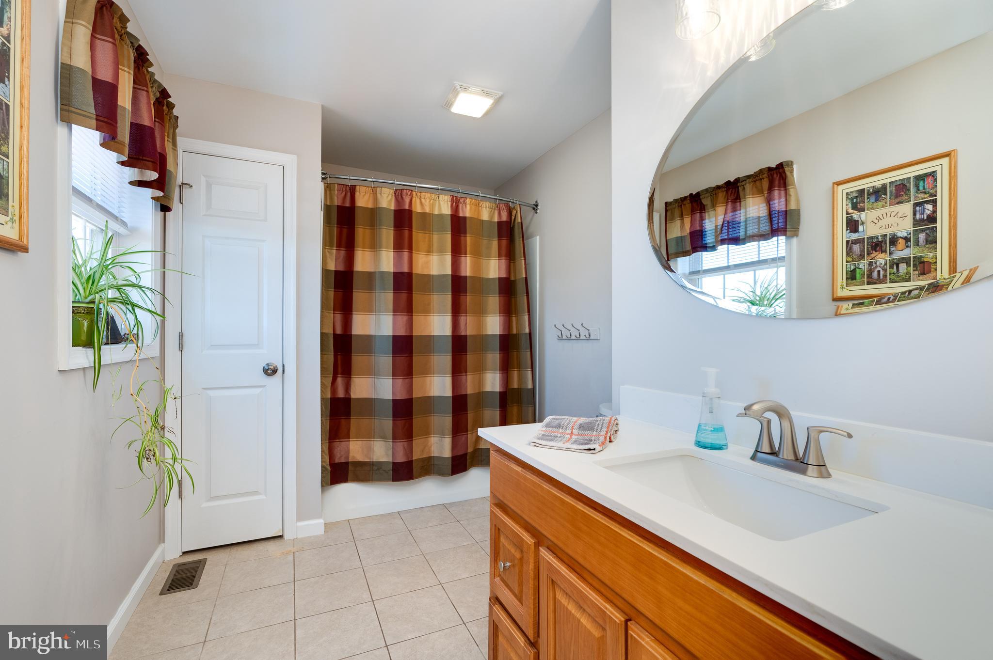 1133 Ashbourne Drive Reading, PA 19605 - Photo 37 of 64 a bathroom with a sink a mirror and a shower