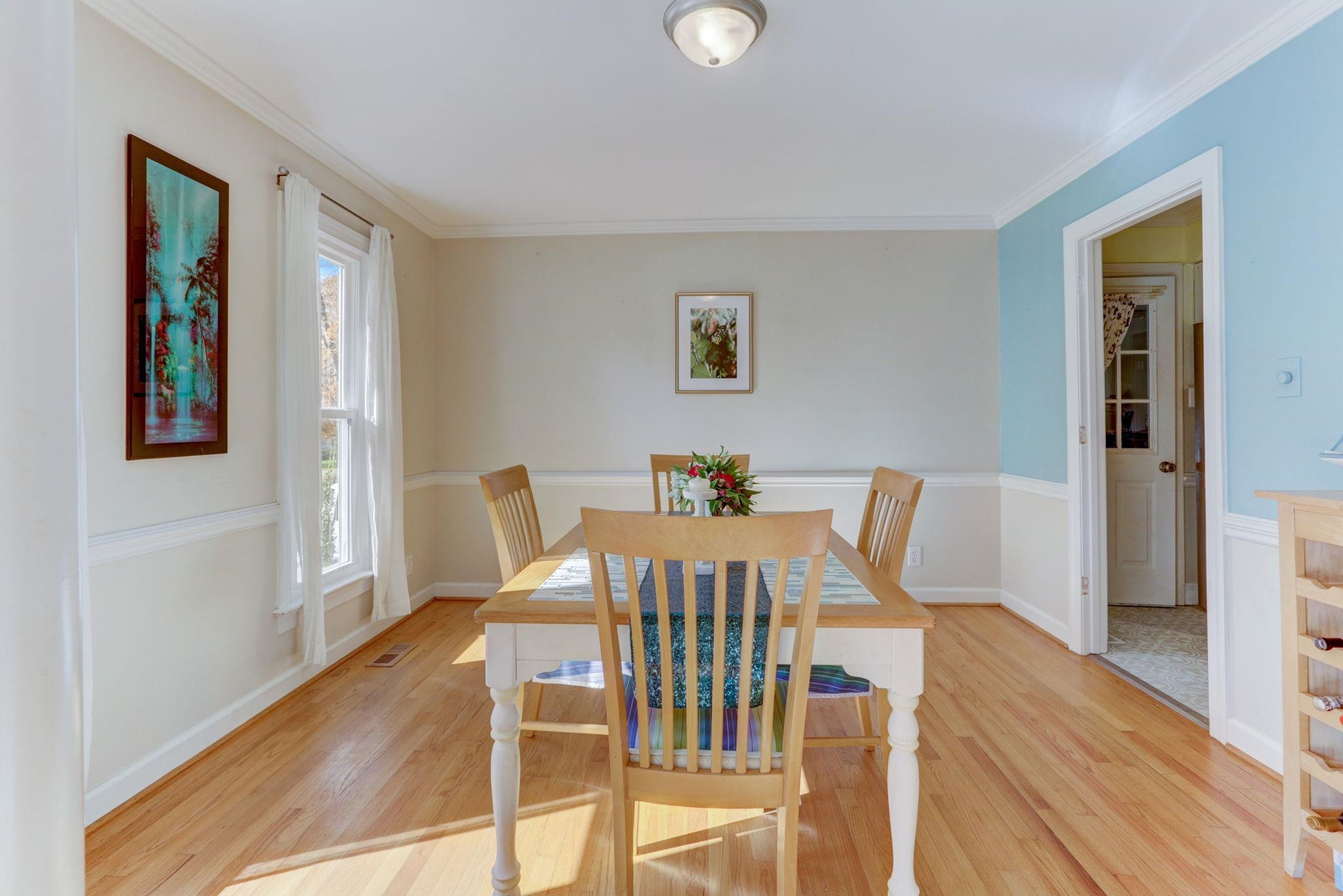 3 Danforth Place Durham, NC 27712 - Photo 12 of 38 a view of a dining room with furniture and wooden floor
