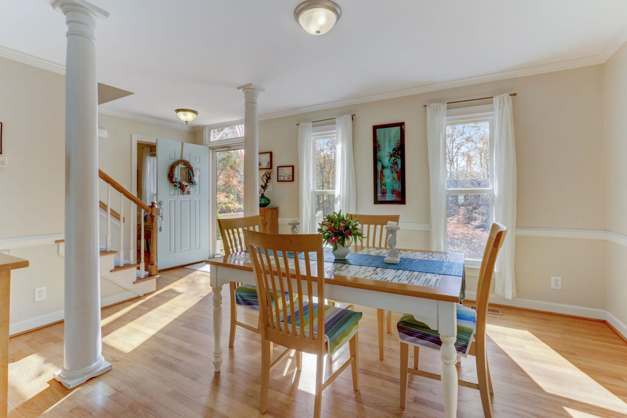 3 Danforth Place Durham, NC 27712 - Photo 13 of 38 a view of a dining room with furniture and wooden floor