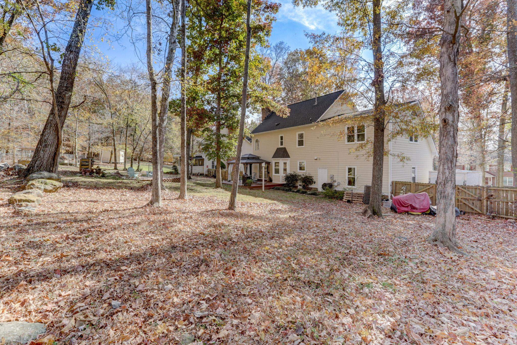 3 Danforth Place Durham, NC 27712 - Photo 37 of 38 a backyard of a house with lots of green space