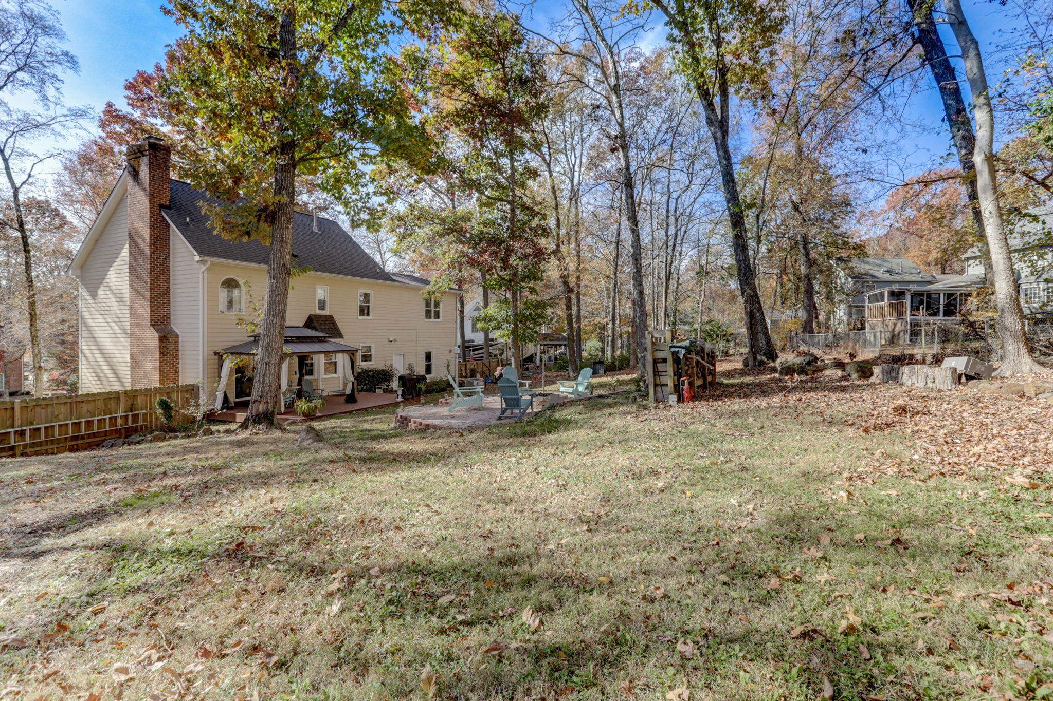 3 Danforth Place Durham, NC 27712 - Photo 38 of 38 a view of a house with a yard covered in snow