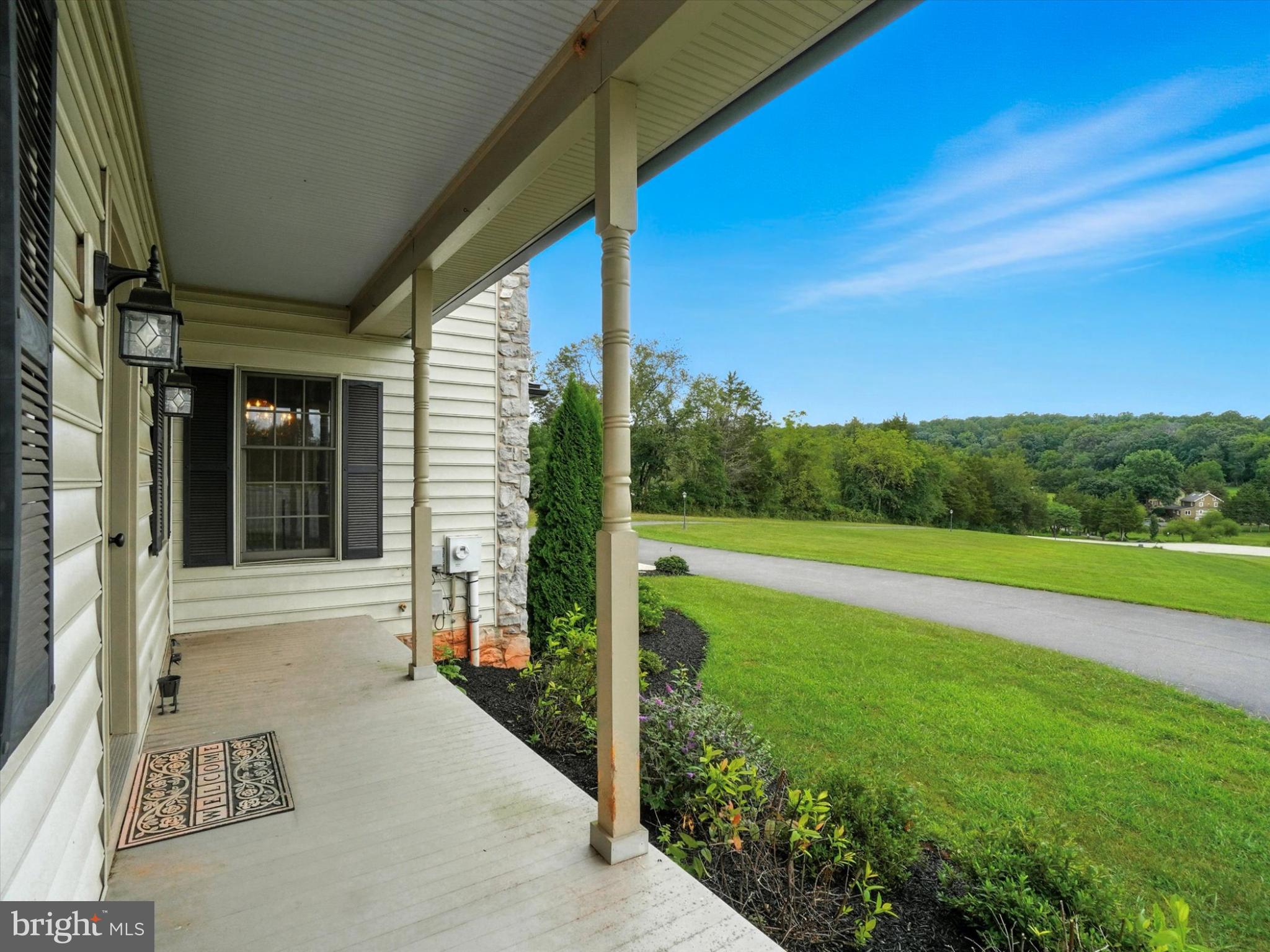 160 Vida Lane Dover, PA 17315 - Photo 51 of 61 Charming porch with scenic countryside view.
