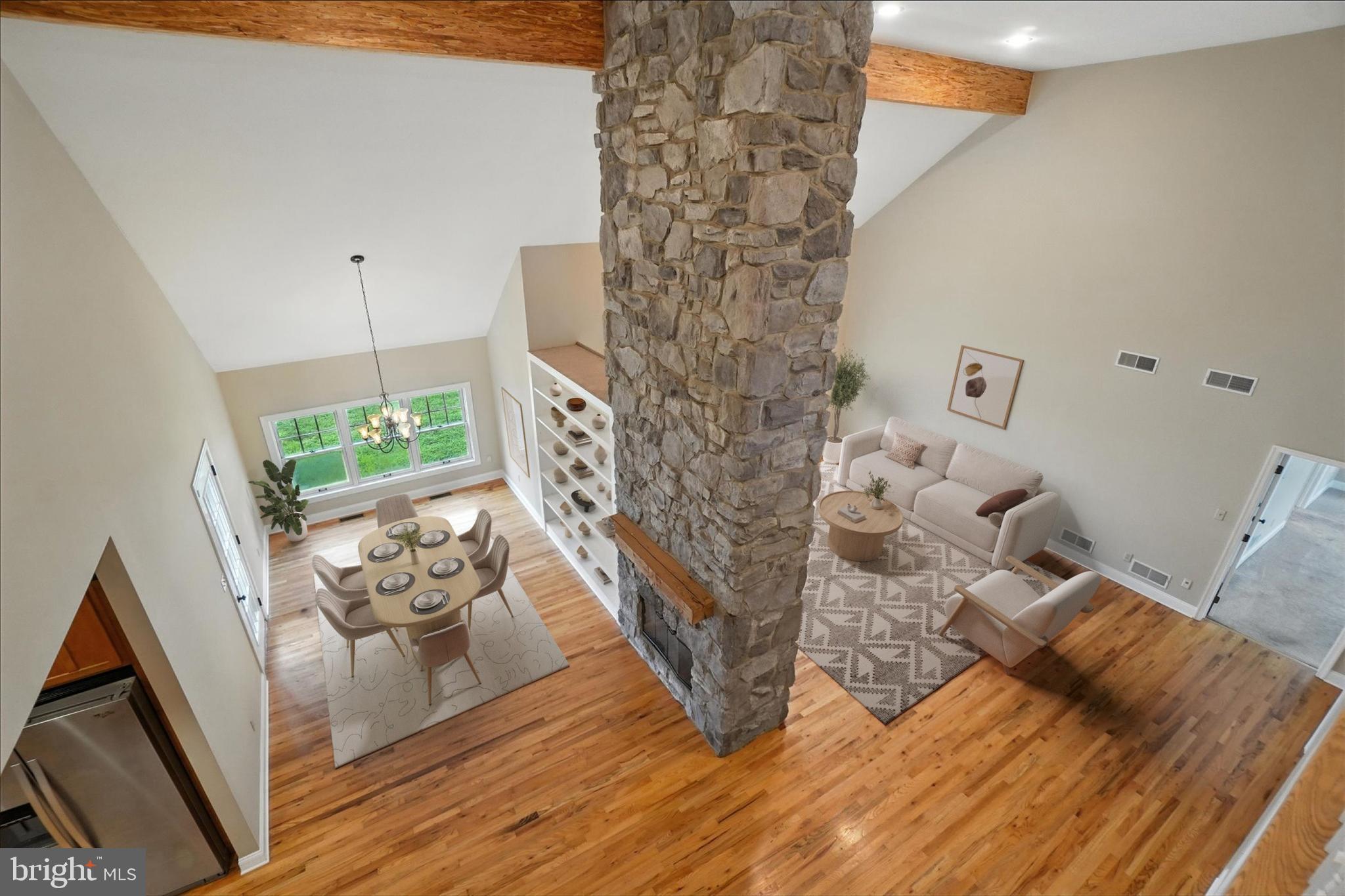 160 Vida Lane Dover, PA 17315 - Photo 9 of 61 a living room with furniture and a fireplace