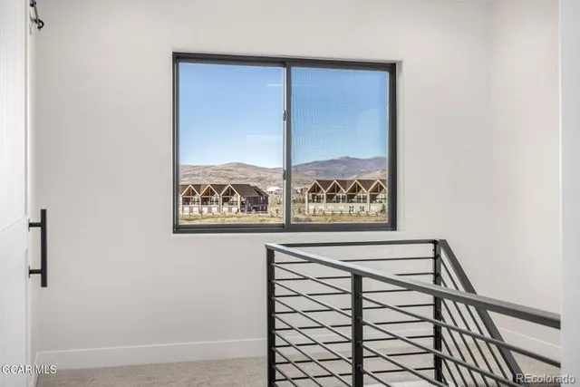 a view of a room with window