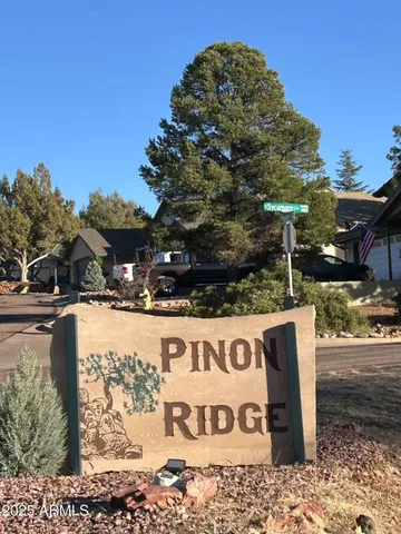 a view of street sign