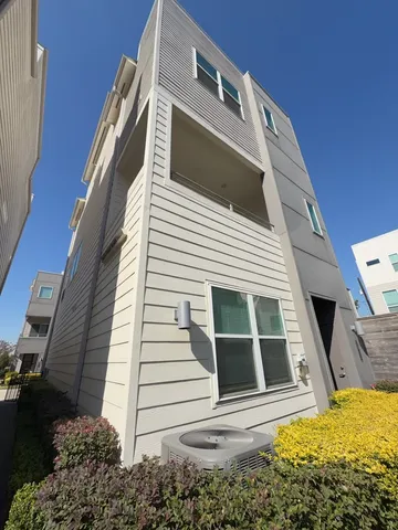 a view of a house with a balcony