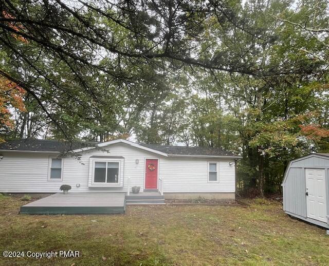 40 Prescott Road White Haven, PA 18661 - Photo 30 of 48 a front view of house with yard and trees
