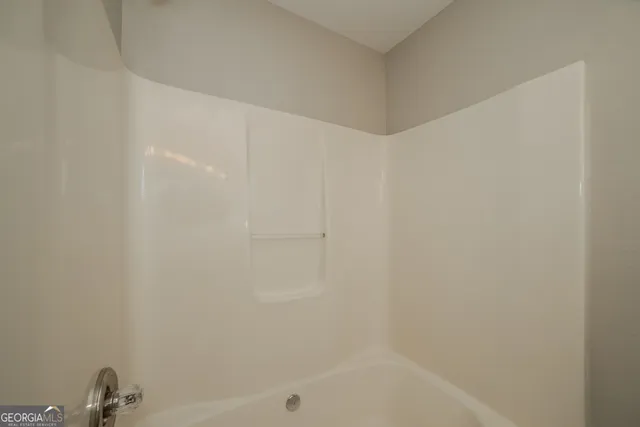 a close up of a bathtub