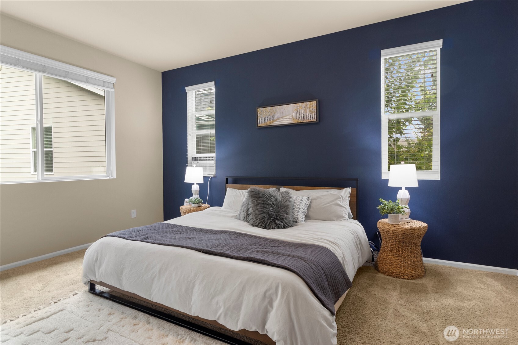 3923 Jett Lane Lacey, WA 98516 - Photo 17 of 40 a bedroom with a bed and a window