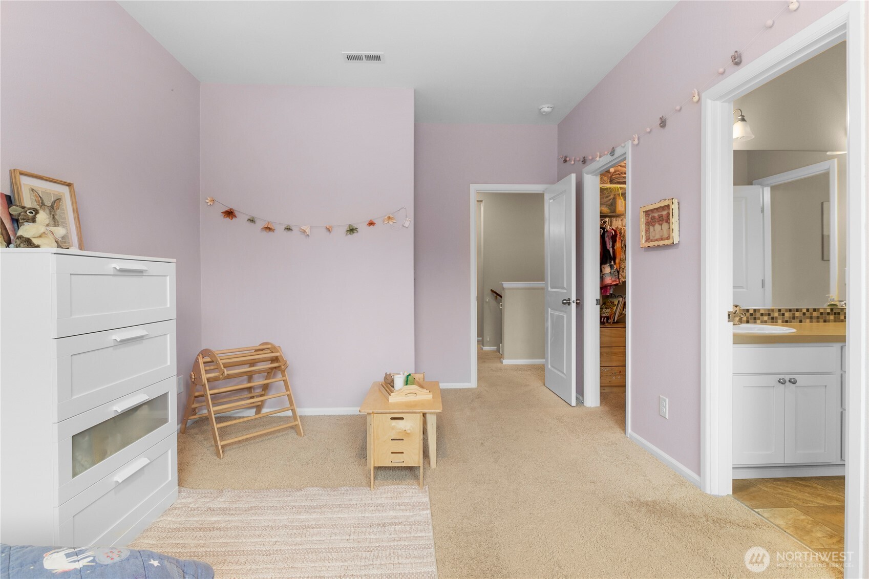 3923 Jett Lane Lacey, WA 98516 - Photo 24 of 40 a view of bedroom with furniture and wooden floor