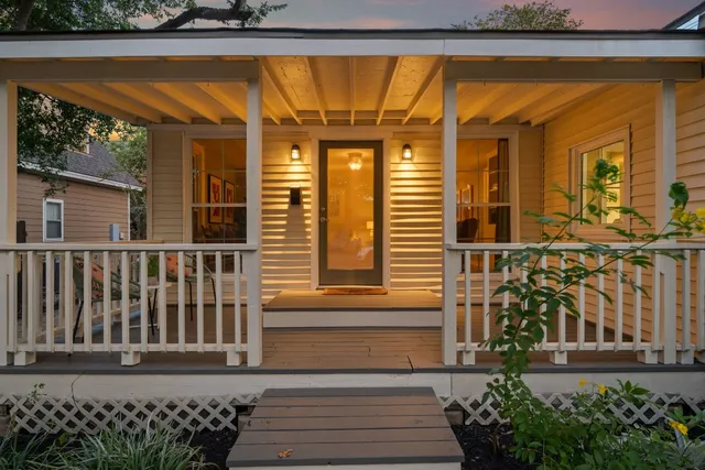 front view of a house with a window