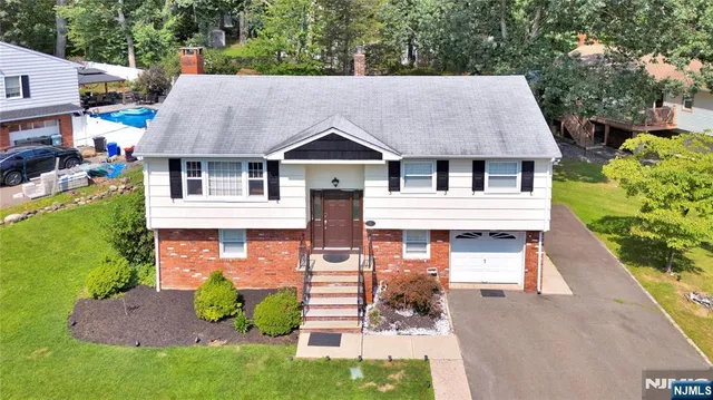 a aerial view of a house