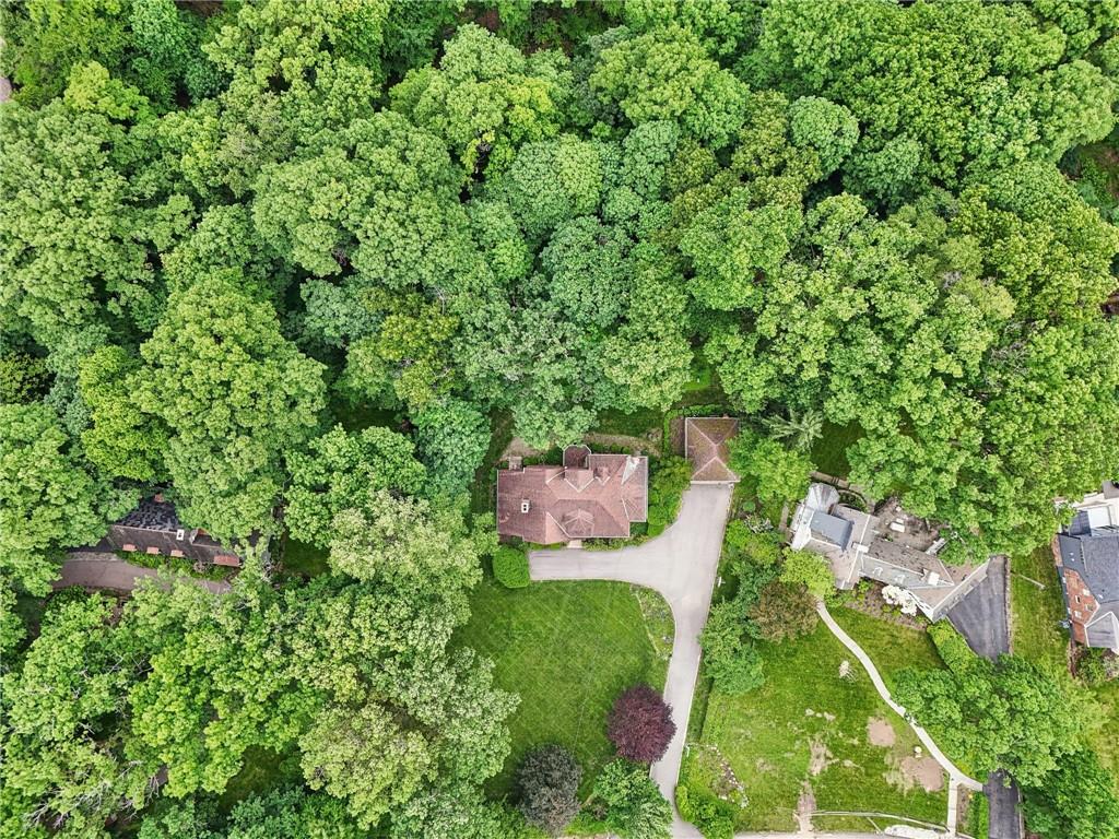 634 West Waldheim Road Pittsburgh, PA 15215 - Photo 49 of 50 an aerial view of residential house with outdoor space and trees all around