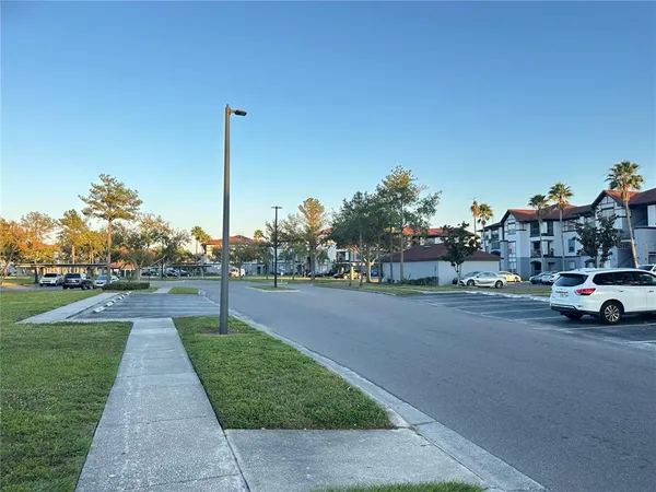 a view of a city street