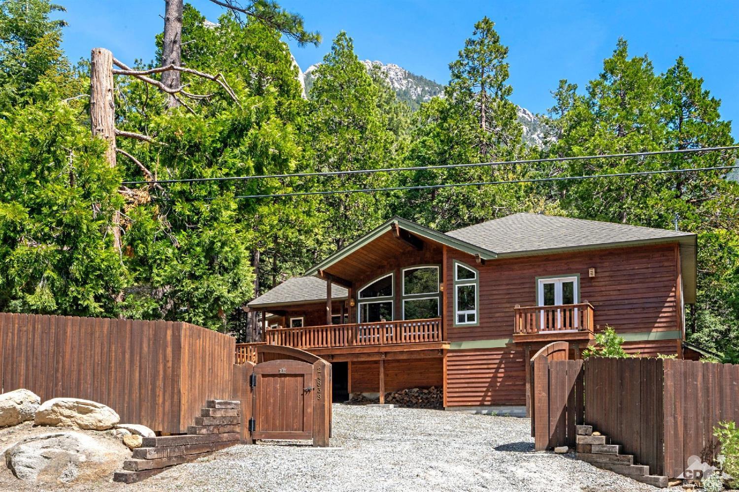 24838 Fern Valley Road Idyllwild, CA 92549 - Photo 36 of 38 a front view of a house with garden