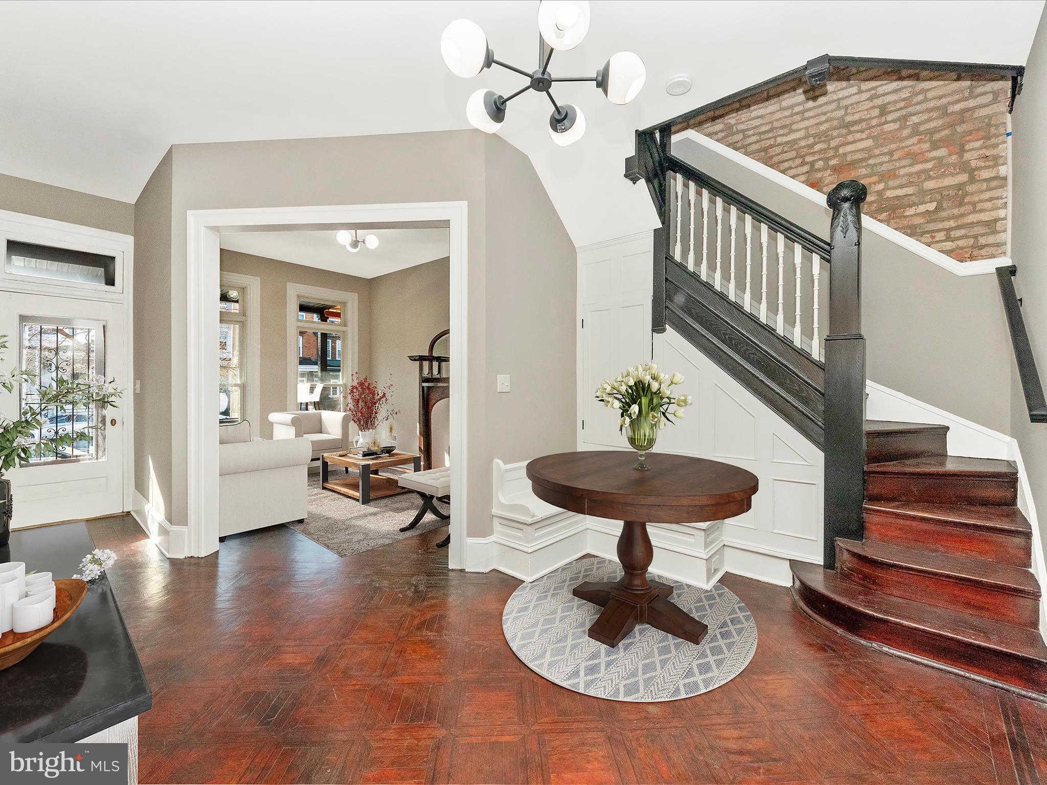 310 East 25th Street Baltimore, MD 21218 - Photo 3 of 56 Virtually Staged Foyer
