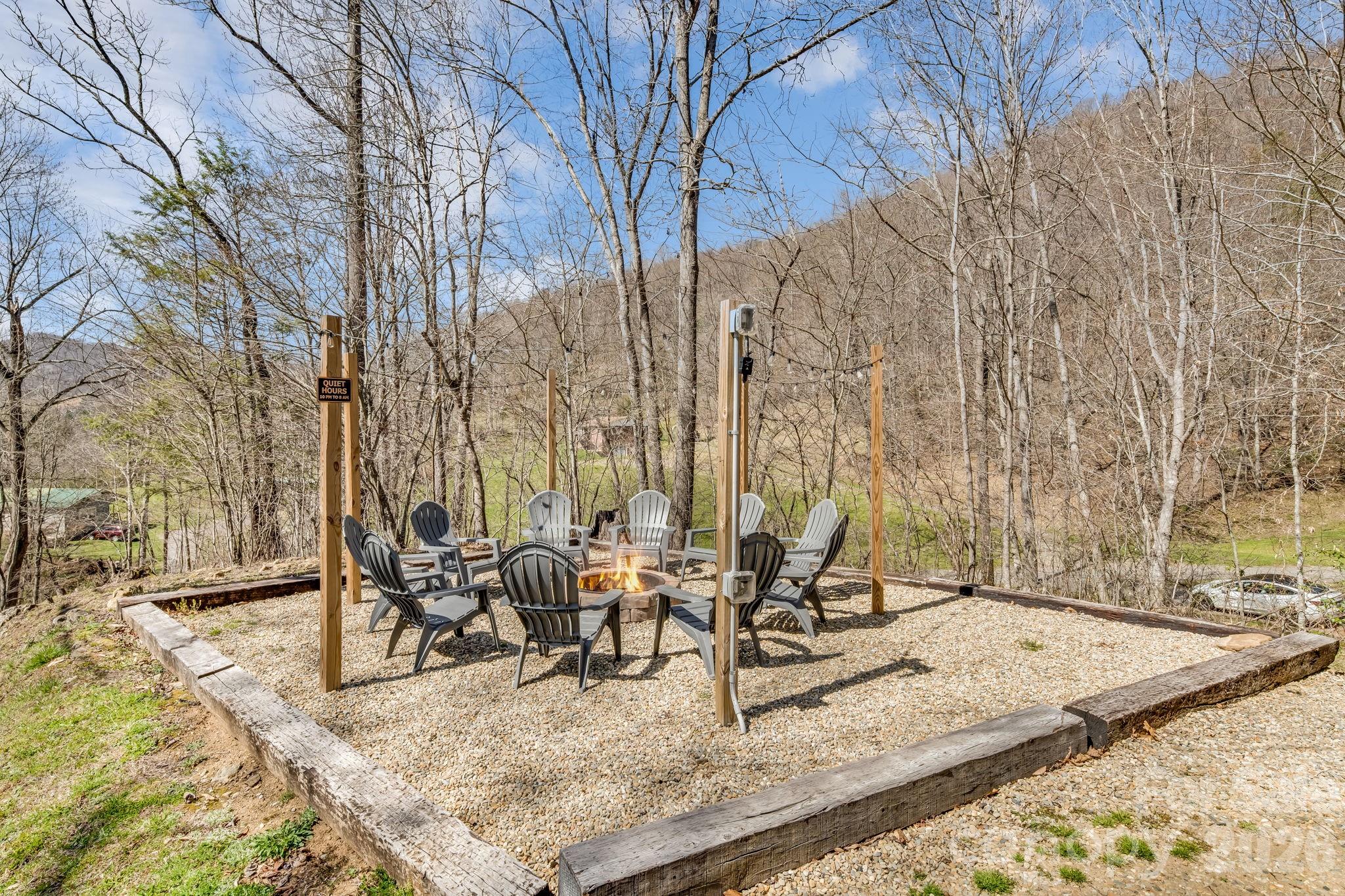 114 Johns Creek Road Canton, NC 28716 - Photo 40 of 48 a view of outdoor space with seating area