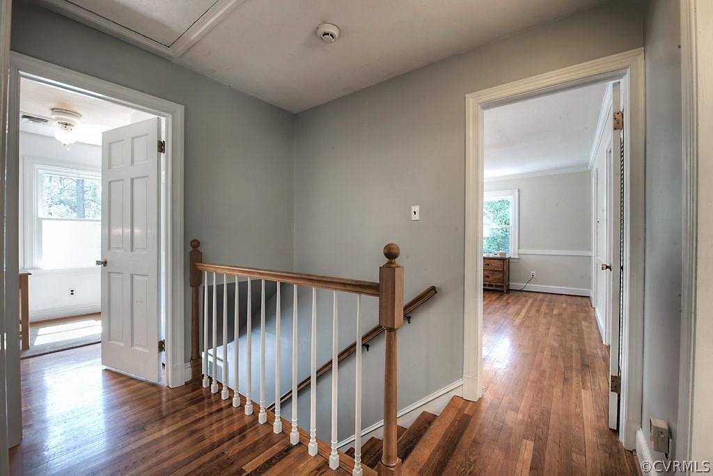 7720 Varann Road Henrico, VA 23231 - Photo 31 of 39 a view of hallway with wooden floor
