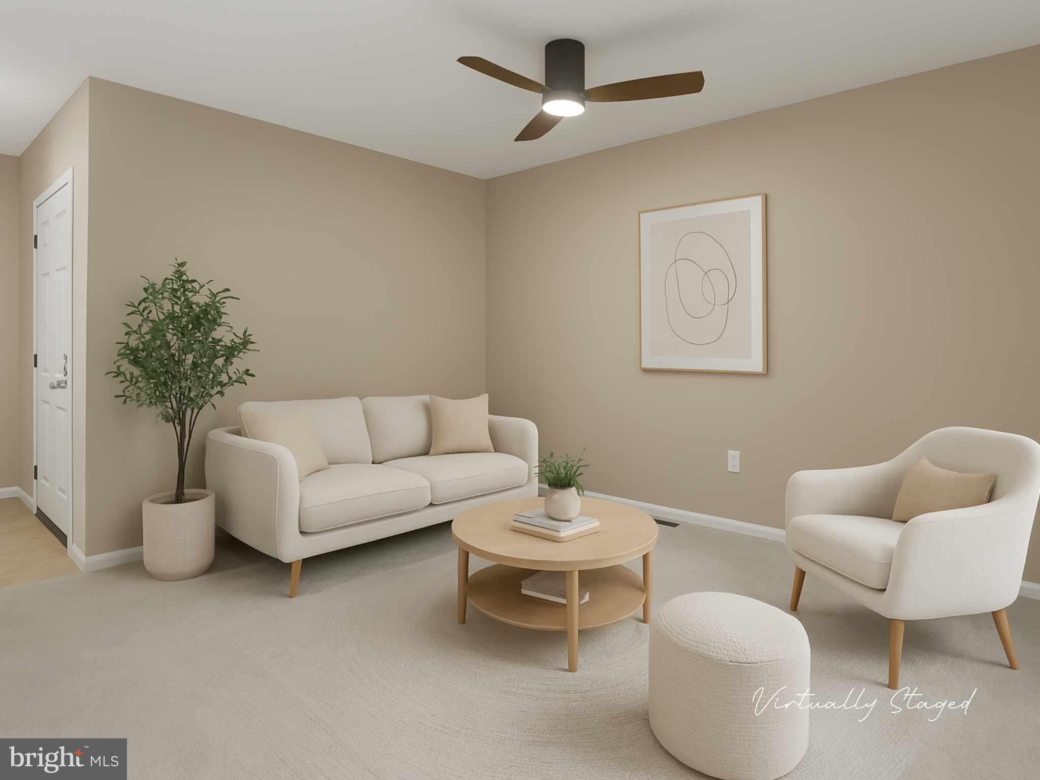 6 Flagger Lane Hamilton, NJ 08619 - Photo 7 of 32 a living room with furniture and a potted plant