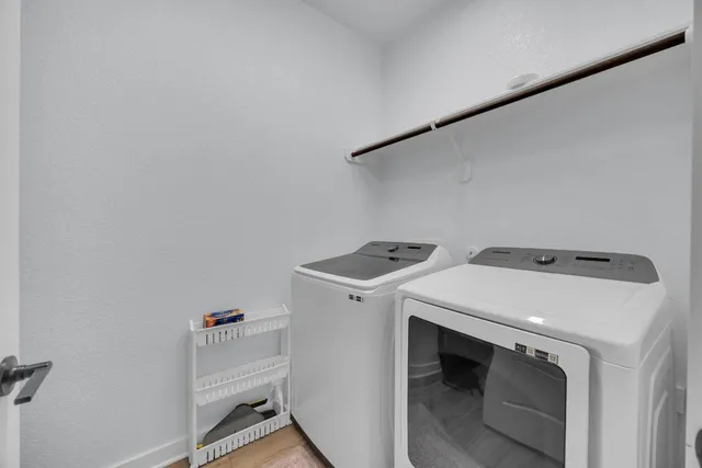 a view of walk in closet