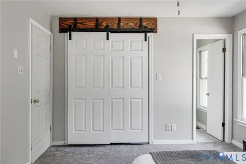 a view of front door