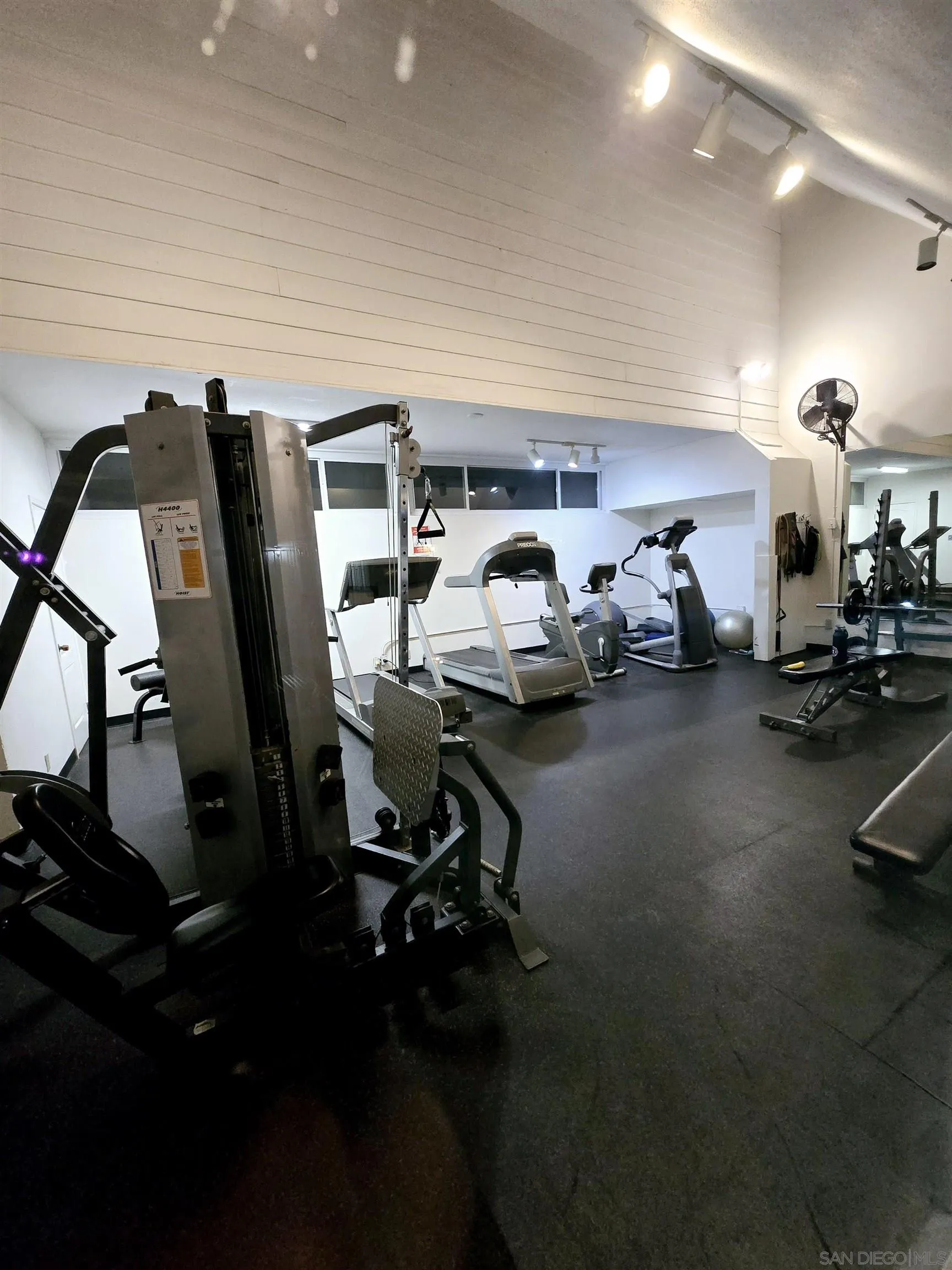 6333 Mt Ada Road, Unit 168 San Diego, CA 92111 - Photo 21 of 23 a view of a room with gym equipment